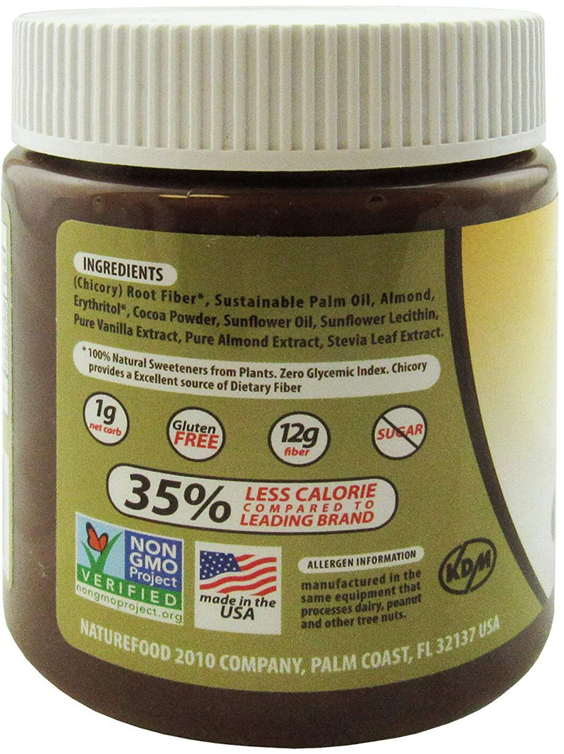 NutiLight Almond Spread & Dark Chocolate, Sugar Free 11 oz. 