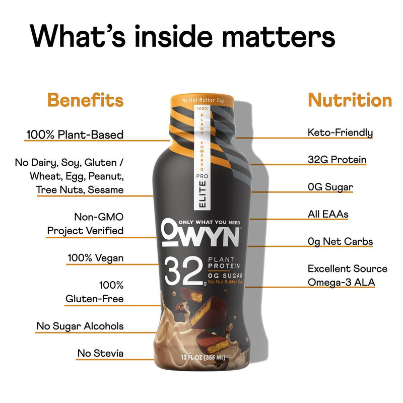 Pro Elite High Protein Shakes by OWYN