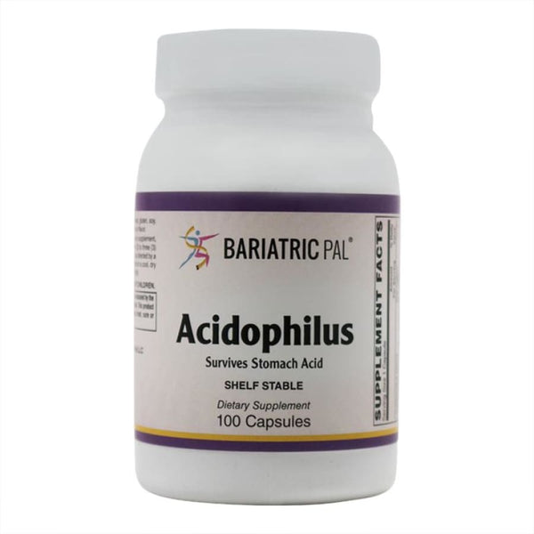 BariatricPal Prebiotic & Probiotic Acidophilus 500 Million CFU Capsules (100 caps)