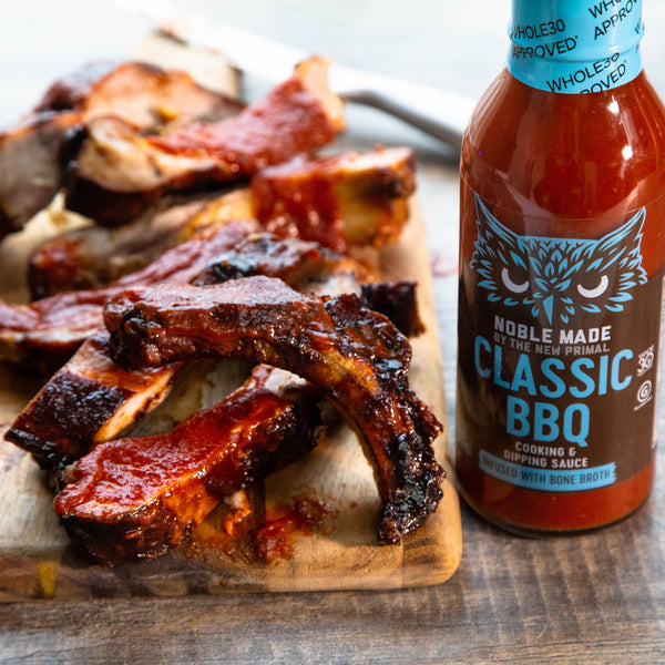 Noble Made Less Sugar BBQ Sauce