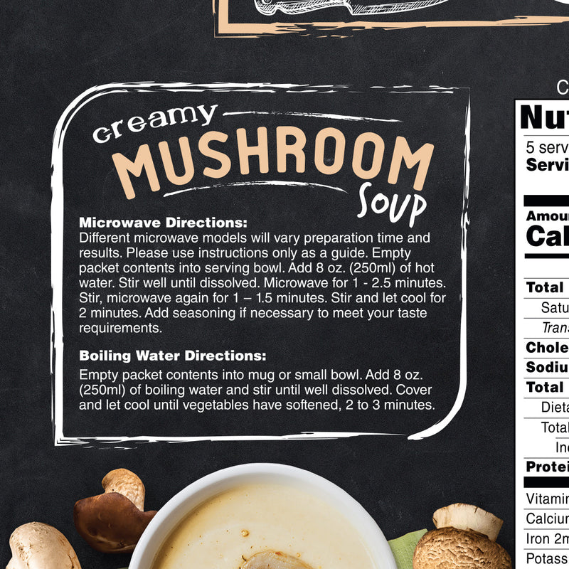 Inspire Creamy Mushroom Soup - 15g Protein by Bariatric Eating