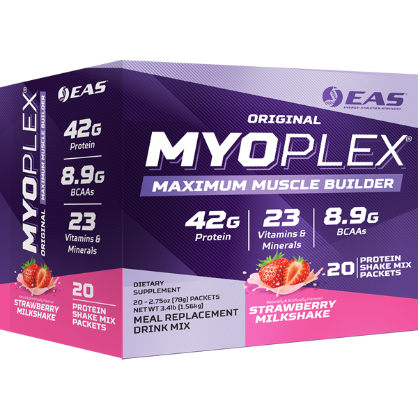 EAS Myoplex Meal Replacement Drink Mix, 20 pk