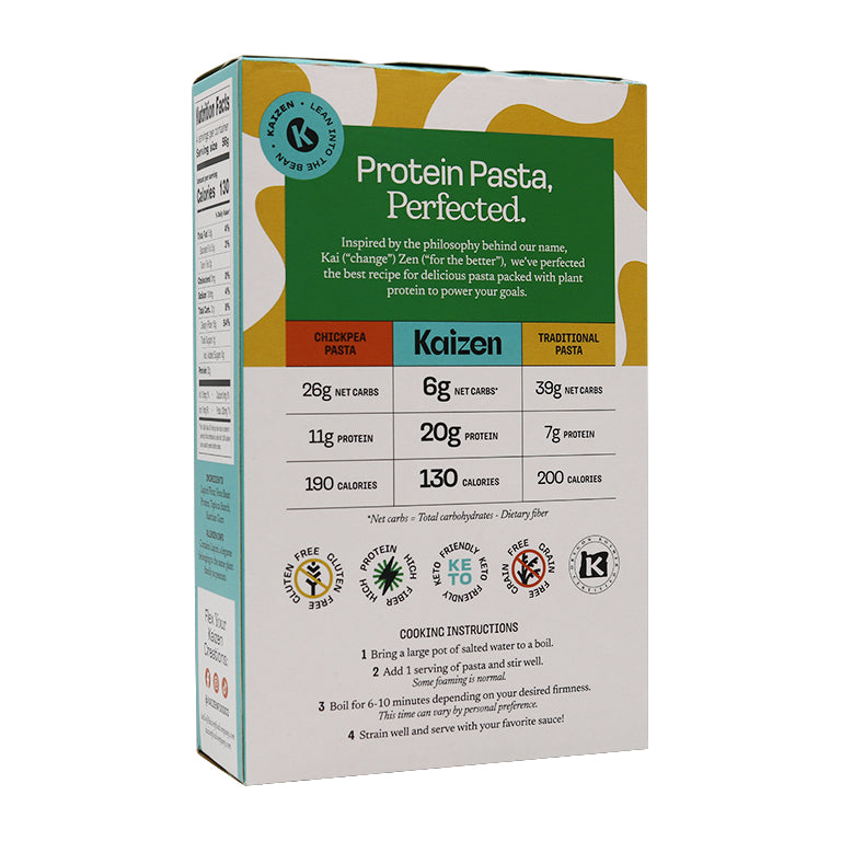 Kaizen Food Company Low Carb Plant Based Pasta 8 oz (226g)