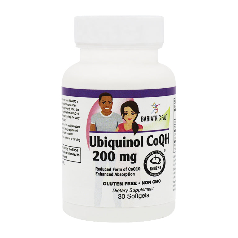 Ubiquinol CoQH Reduced Form of CoQ10 for Enhanced Absorption - Easy Swallow Softgels by BariatricPal