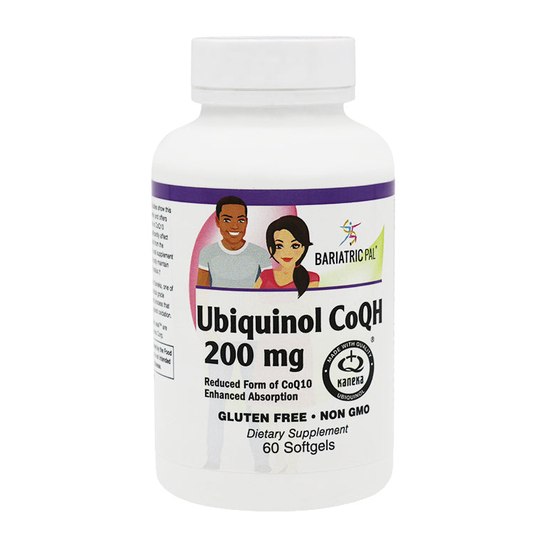 Ubiquinol CoQH Reduced Form of CoQ10 for Enhanced Absorption - Easy Swallow Softgels by BariatricPal