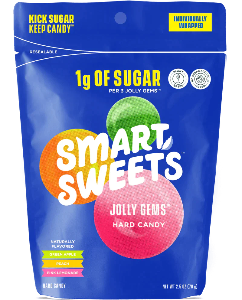 Smart Sweets Jolly Gems Hard Candy, 2.5 oz 