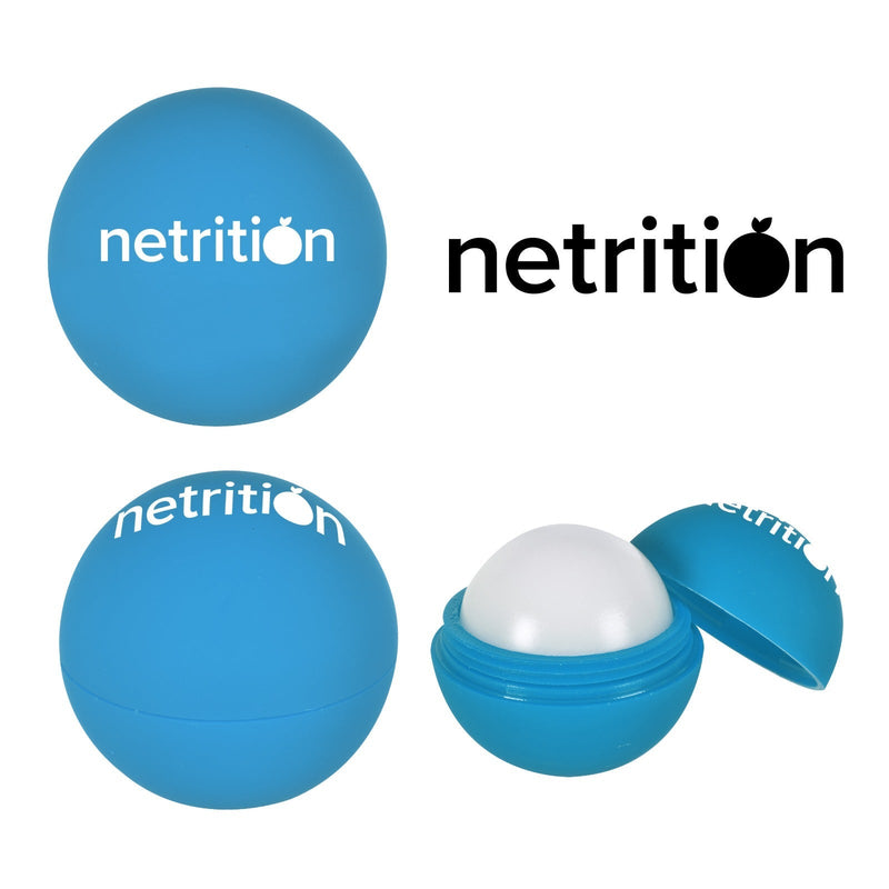 Netrition Vanilla Flavored Soft Touch Round Lip Balm - Blue 