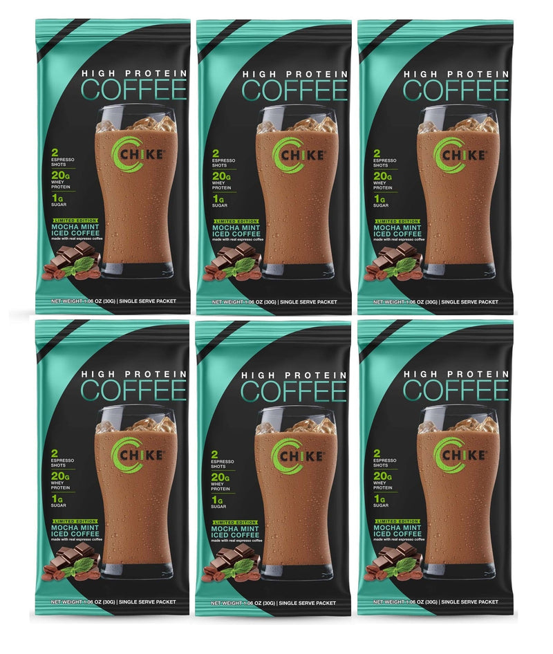 Chike Nutrition High Protein Iced Coffee Single Packets - Available in 8 Flavors! 