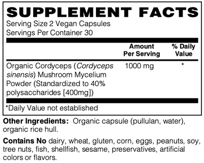 Cordyceps Mushroom Capsule by Netrition - Unleash Peak Performance, Naturally