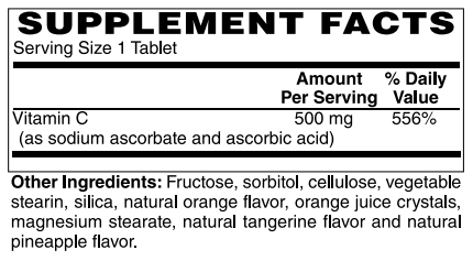 Chewable C-500 mg Tablet by BariatricPal