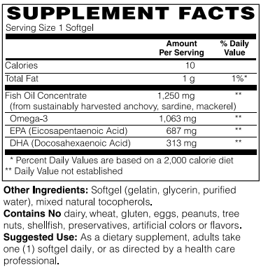 Ultra Omega-3 Softgel by BariatricPal - Powerful & No Aftertaste!