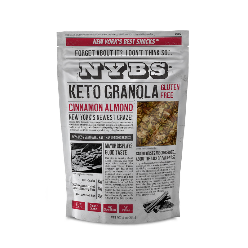 Keto Granola by NYBS - Cinnamon Almond 