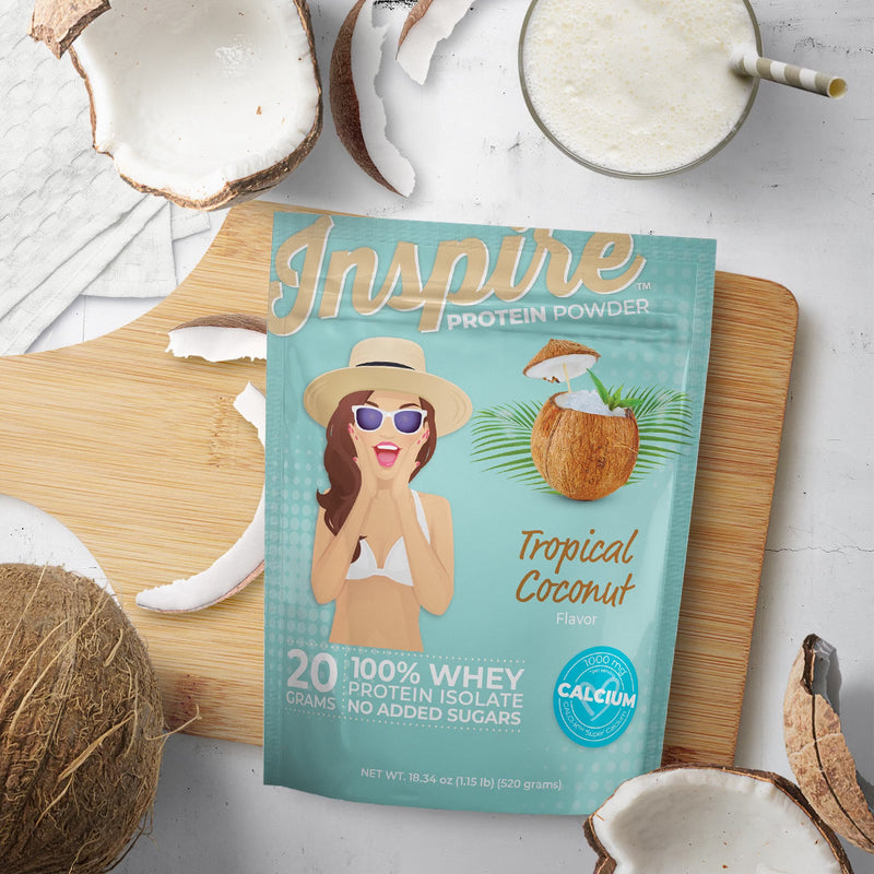 Inspire Tropical Coconut Protein Powder by Bariatric Eating