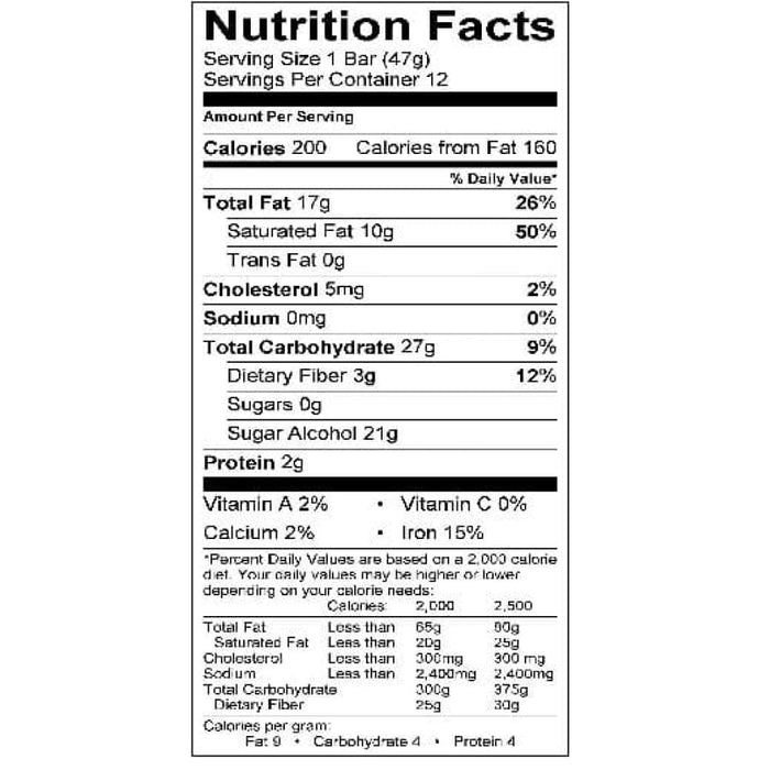 Asher's Chocolates Sugar Free Candy Bars
