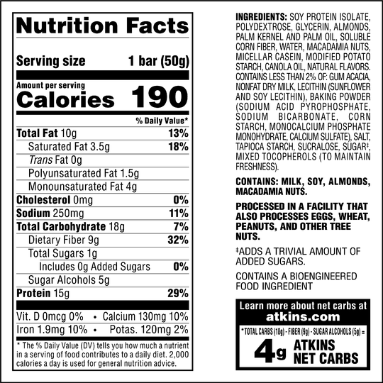 Atkins Nutritionals Meal Bars (5 bars)