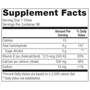 Bariatric Advantage Calcium Citrate Chewy Bites 500mg