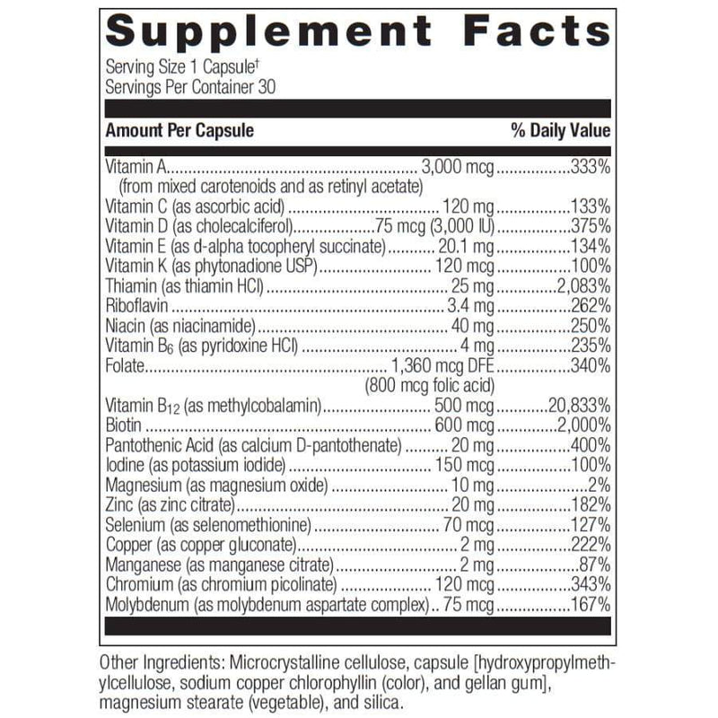 Bariatric Advantage Ultra Solo "One Per Day" Multivitamin without Iron 