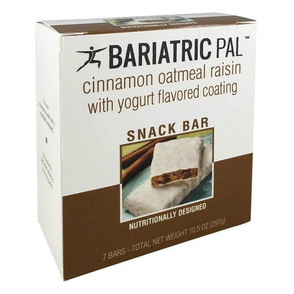 BariatricPal 10g Protein Snack Bars - Oatmeal Cinnamon Raisin - Protein Bars