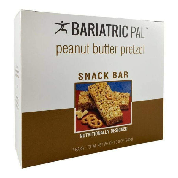 BariatricPal 10g Protein Snack Bars - Peanut Butter Pretzel - Protein Bars