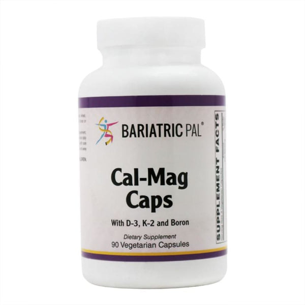 BariatricPal Calcium & Magnesium Vegetarian Capsules with D3, K2, and Boron