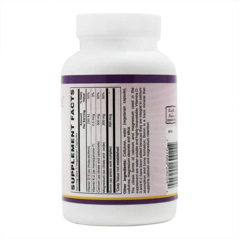 BariatricPal Calcium & Magnesium Vegetarian Capsules with D3, K2, and Boron