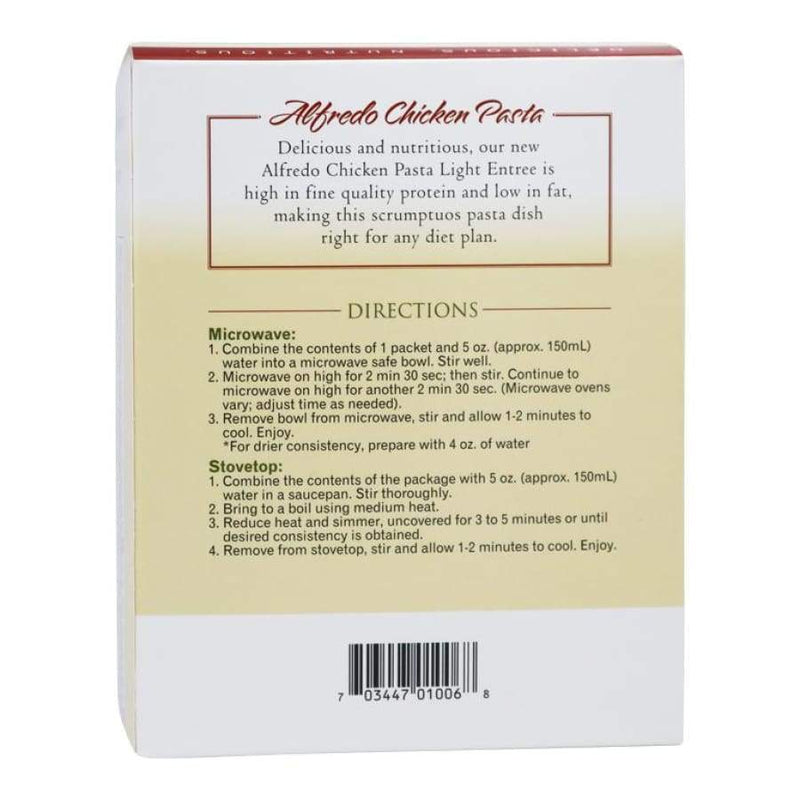 BariatricPal High Protein Light Entree - Chicken Alfredo Pasta - Entrees