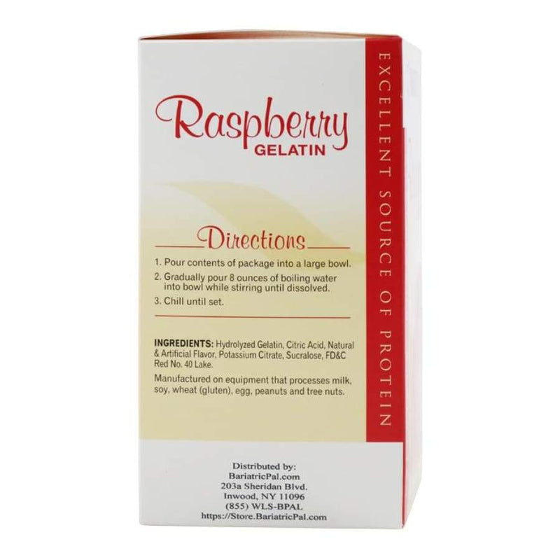 BariatricPal Protein Gelatin - Raspberry - Gelatin