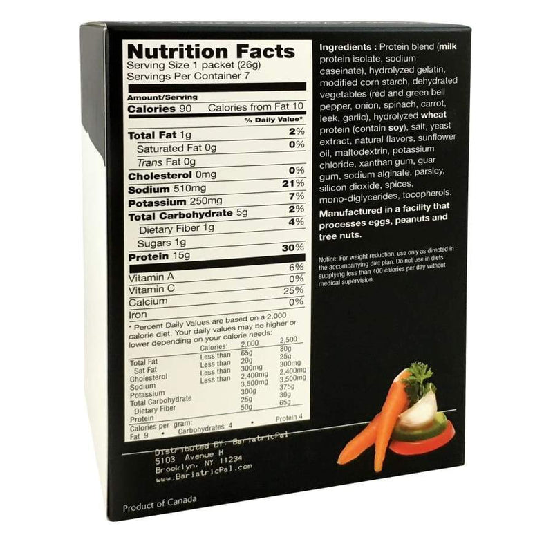 BariatricPal Protein Soup - Cream of Vegetable - Soups