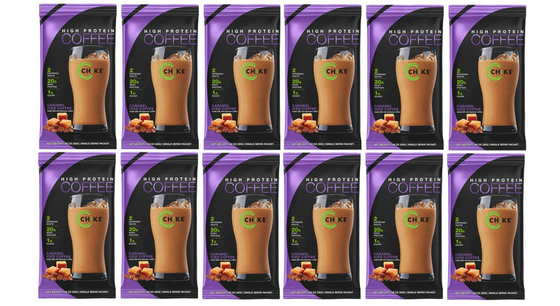 Chike Nutrition High Protein Iced Coffee Single Packets - Available in 8 Flavors! 