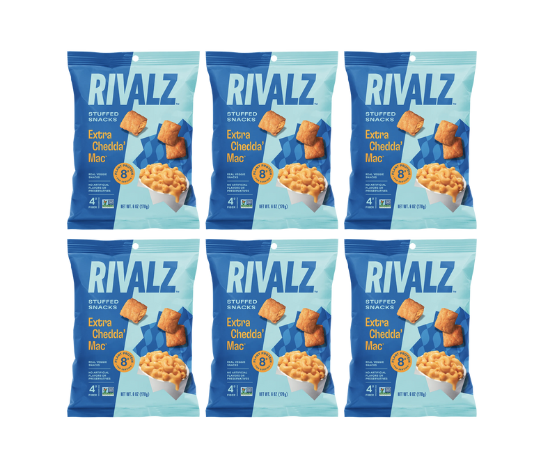 Stuffed Protein Snacks by Rivalz Snacks - Extra Chedda' Mac