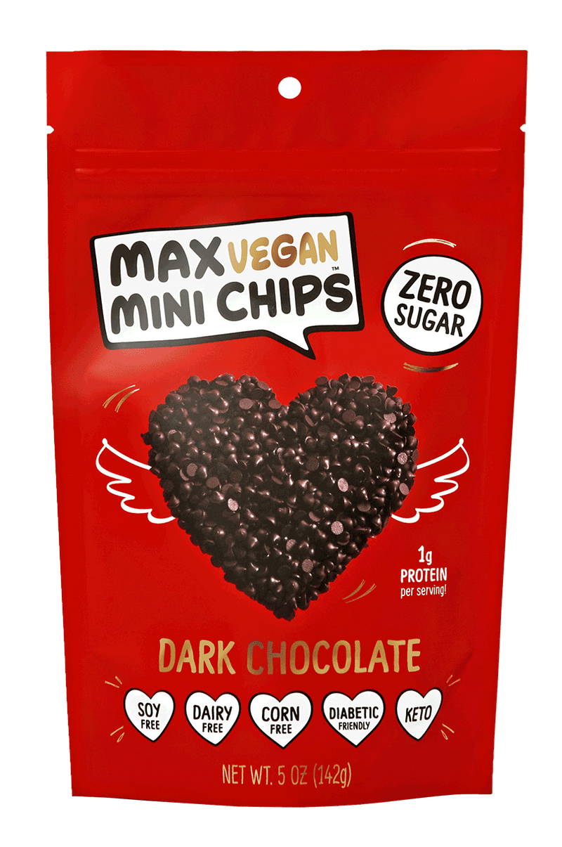 Know Brainer Foods Max Vegan Zero Sugar Mini Chips - Dark Chocolate