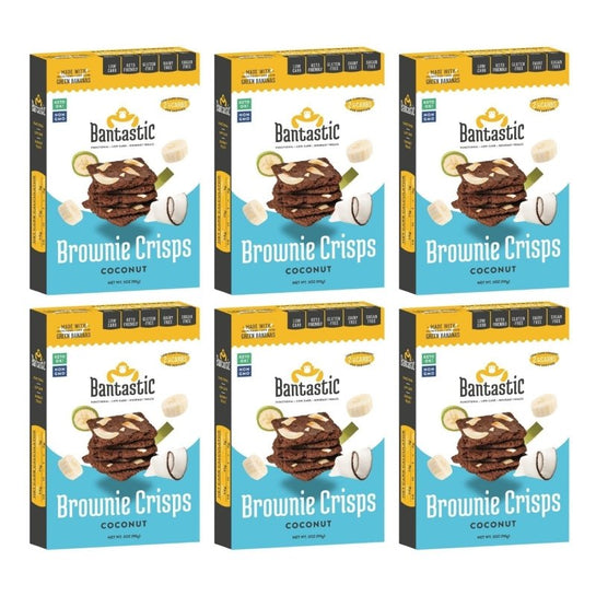 Bantastic Brownie Thin Crisps Snack by Natural Heaven - Coconut 