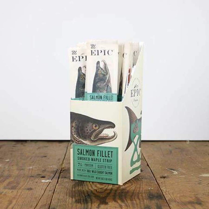 Epic Snack Strips - Smoked Salmon Maple Fillet 