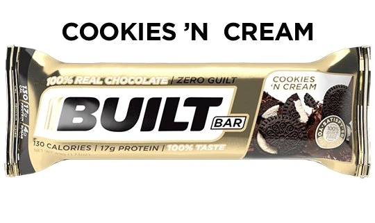 Built High Protein Bar - Cookies 'N Cream 