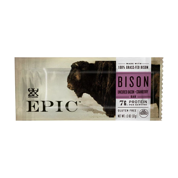 Epic Meat Bar - Bison Bacon Cranberry Bar 