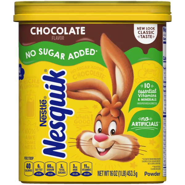 Nestle Nesquik, No Sugar Added 16 oz. 