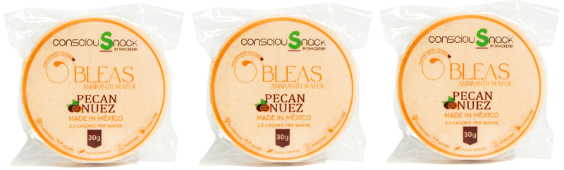 ConsciouSnack Obleas Amaranth Wafers by Snackever