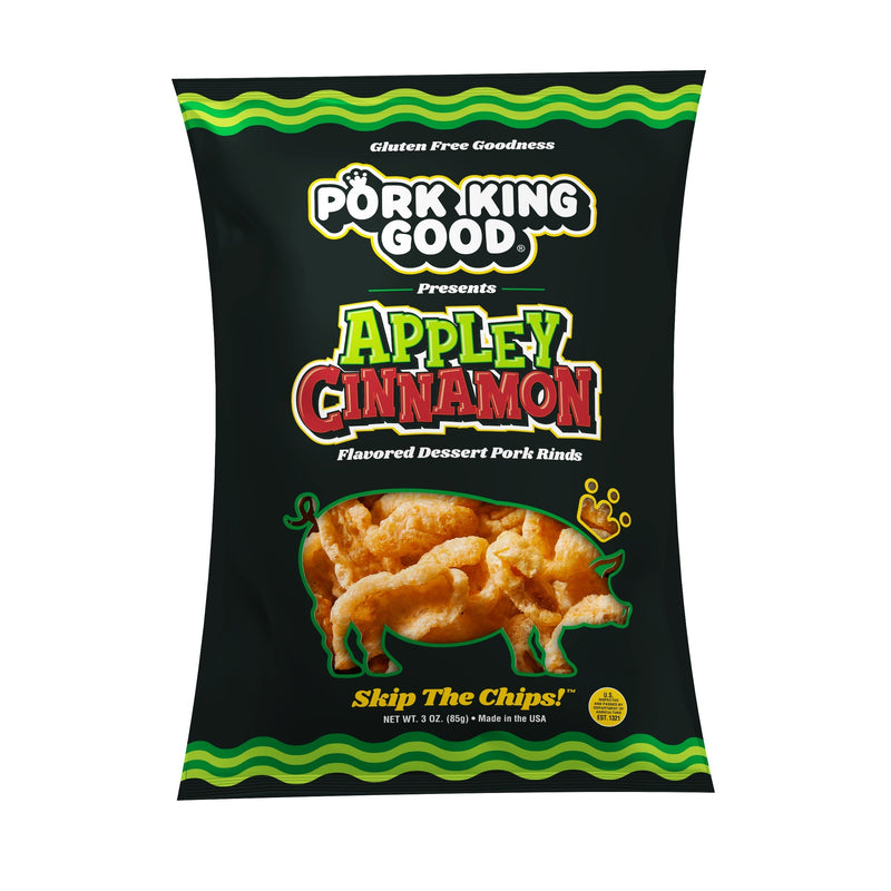 Pork King Good Flavored Dessert Pork Rinds, 3 oz