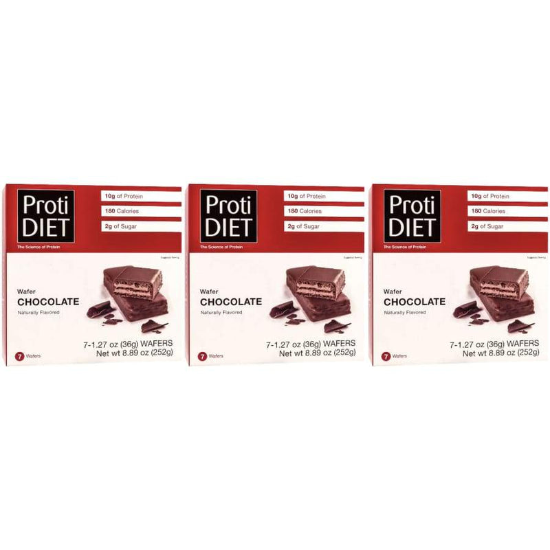 Proti Diet 10g Protein Wafer Bars - Chocolate 