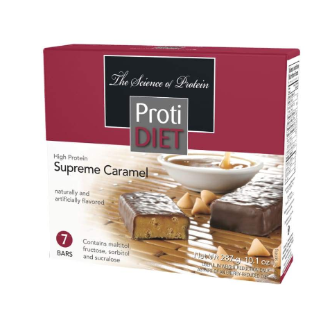 Proti Diet 15g Protein Bars - Supreme Caramel (CLEARANCE: Best by January 31, 2025)