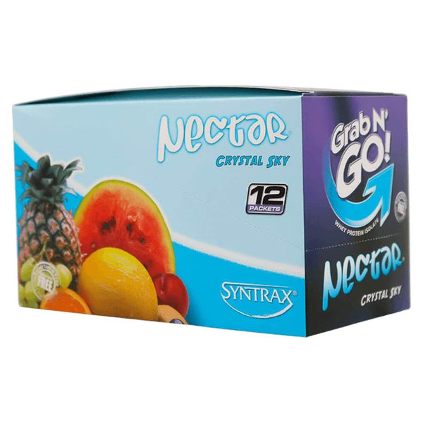 Syntrax Nectar Protein Powder Grab N' Go Box - Crystal Sky (12 Servings) 