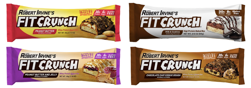 Robert Irvine's Fit Crunch Whey Protein Baked Bar