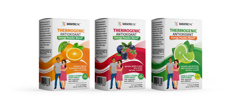 BariatricPal Thermogenic Antioxidant Energy Powder Blend - Available in 3 Flavors! 