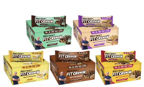 Robert Irvine's Fit Crunch Snack Size Whey Protein Baked Bar